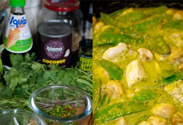 Gluten and dairy-free Chicken Green Curry