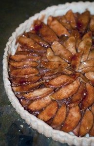 Gluten, dairy, soy, egg and yeast-free Apple Tart.
