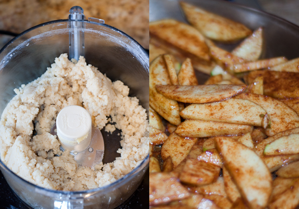 Tart dough and Sauteed Apples