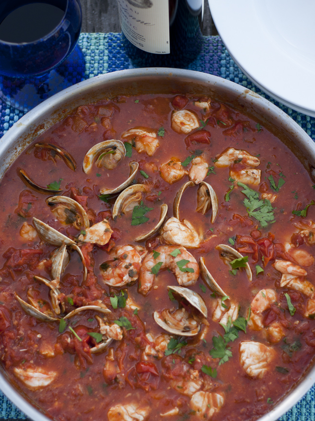 Gluten-free, dairy-free, egg-free, soy-free, yeast-free  Seafood Marinara